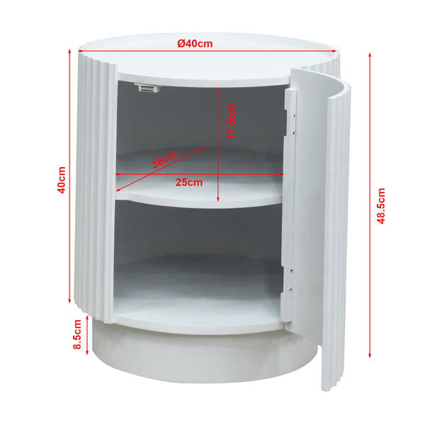 Table d'appoint Rill avec porte [en.casa]