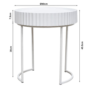 Table d'appoint Rill 46xØ40 cm [en.casa]