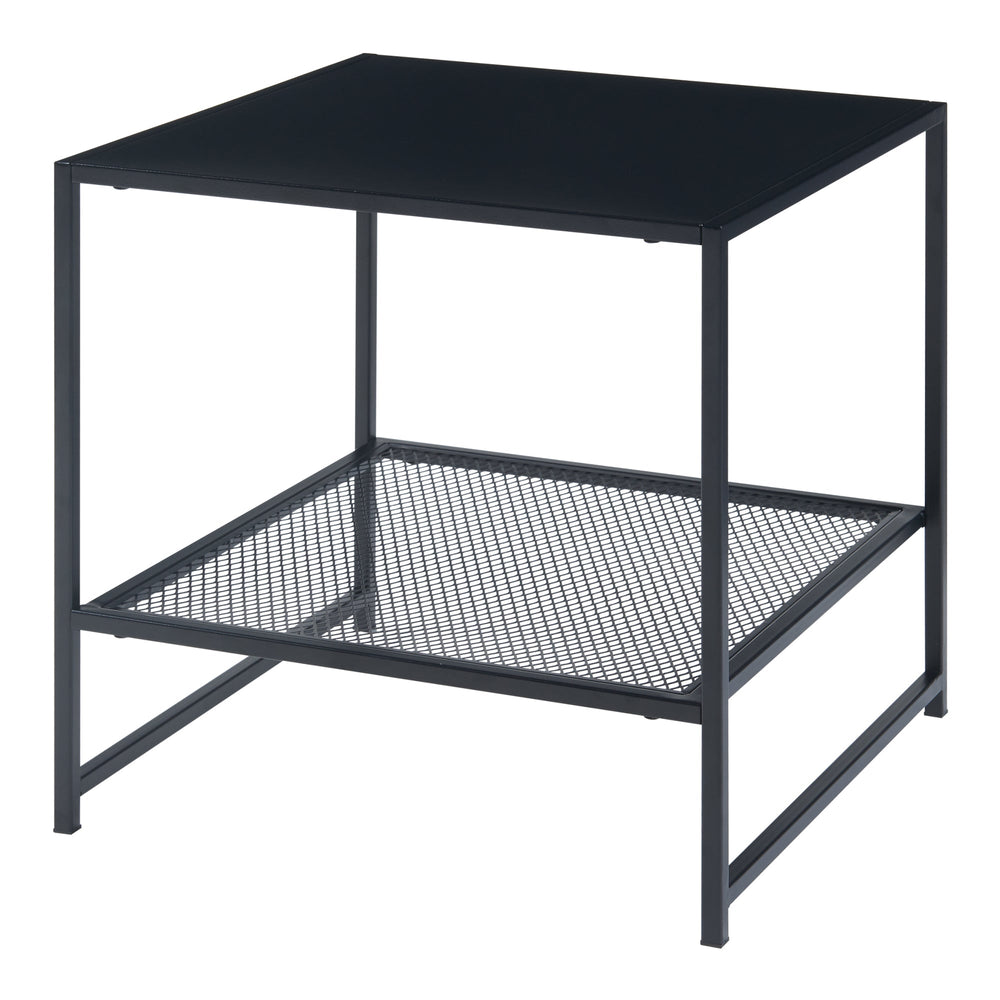 Table d'appoint Ruokolahti acier 51 x 51 x 51 cm [en.casa]