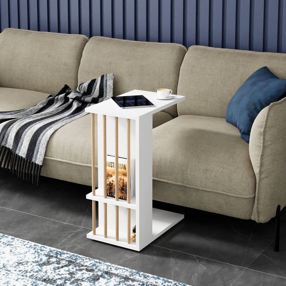 Table d’appoint Siikainen 65x44x29 cm [en.casa] - premiumXL