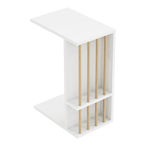 Table d'appoint Siikainen panneau de particules bois plastique 44 x 29 x 65 cm [en.casa]