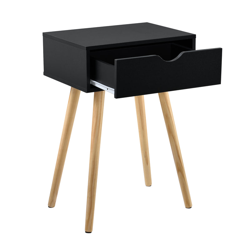 Croquis coté Table de Chevet Sörby 60 x 40 x 29,5 cm Plusieurs Couleurs [en.casa]