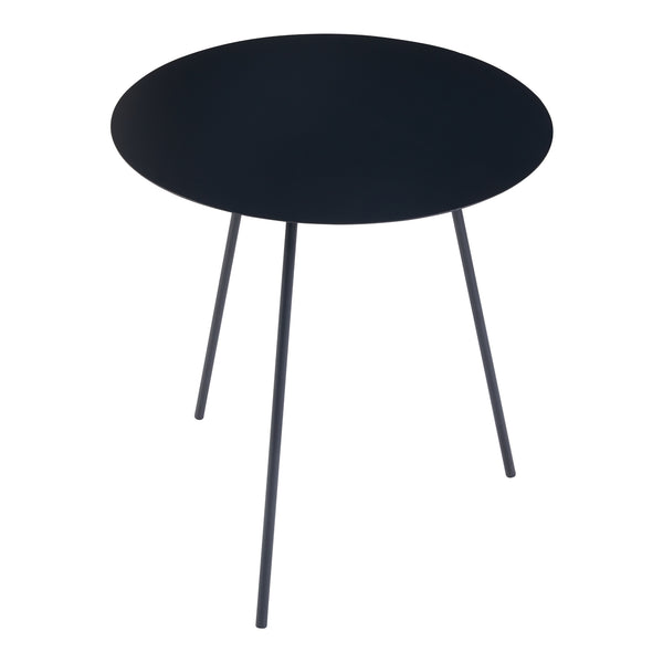 Table d'appoint Sula en métal noir en différentes tailles [en.casa]