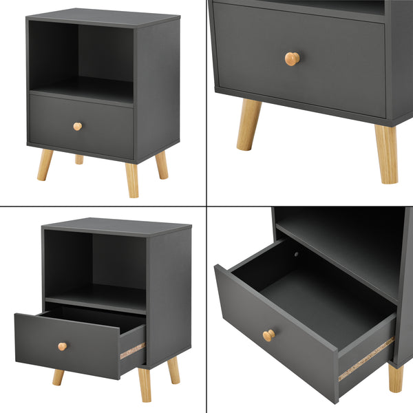 Table d'appoint Sundsvall 40x30x54 cm [en.casa]