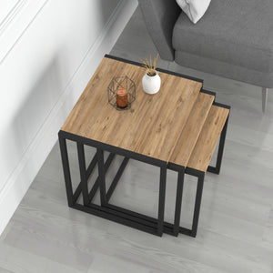 Lot de 3 tables d'appoint Sunnfjord gigognes [en.casa]