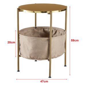 Table d'appoint Suonenjoki 59x47cm en différentes couleurs [en.casa]