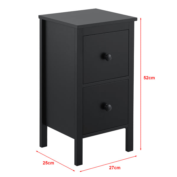 Table d'appoint Urjala Noir [en.casa]