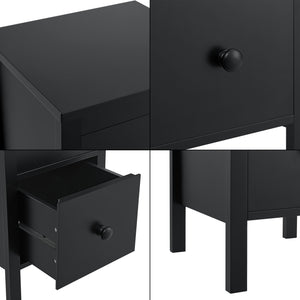 Table d'appoint Urjala Noir [en.casa]