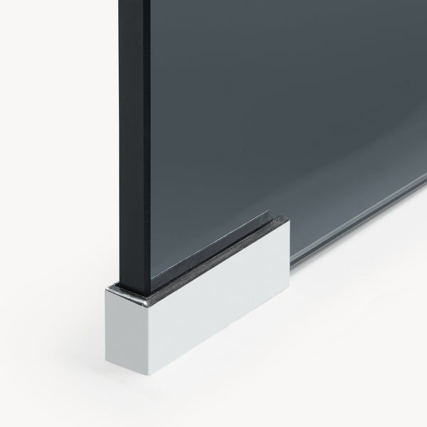 Table d’appoint Varlofrek verre trempé 50 x 50 x 50 cm [en.casa]
