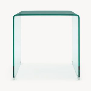 Table d’appoint Varlofrek verre trempé 50 x 50 x 50 cm [en.casa]