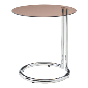 Table d'appoint Ylivieska verre trempé 46 x 45 cm [en.casa]
