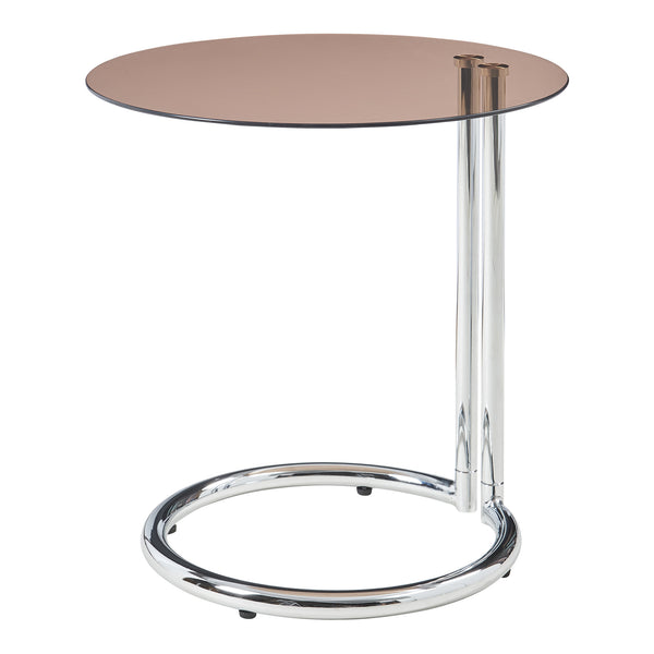 Table d'appoint Ylivieska verre trempé 46 x 45 cm [en.casa]

