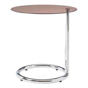 Table d'appoint Ylivieska verre trempé 46 x 45 cm [en.casa]
