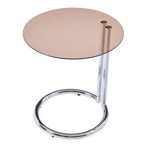 Table d'appoint Ylivieska verre trempé 46 x 45 cm [en.casa]
