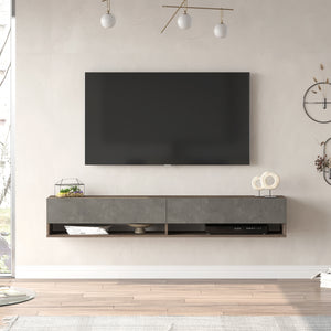 Meuble TV Laitila à porte [en.casa]