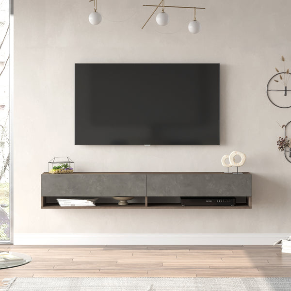 Meuble TV Laitila à porte [en.casa]