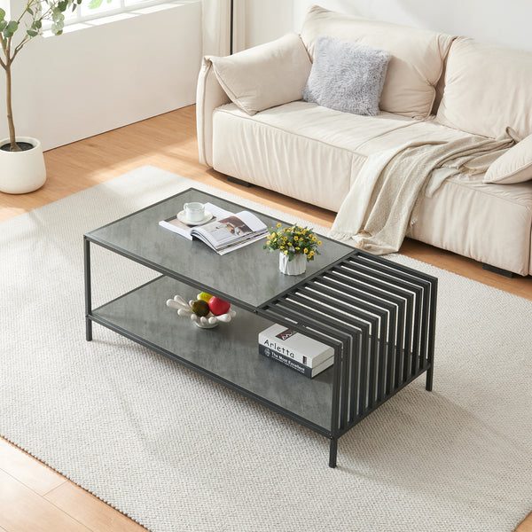 Table basse Pärghos 120x60x45 cm [en.casa]