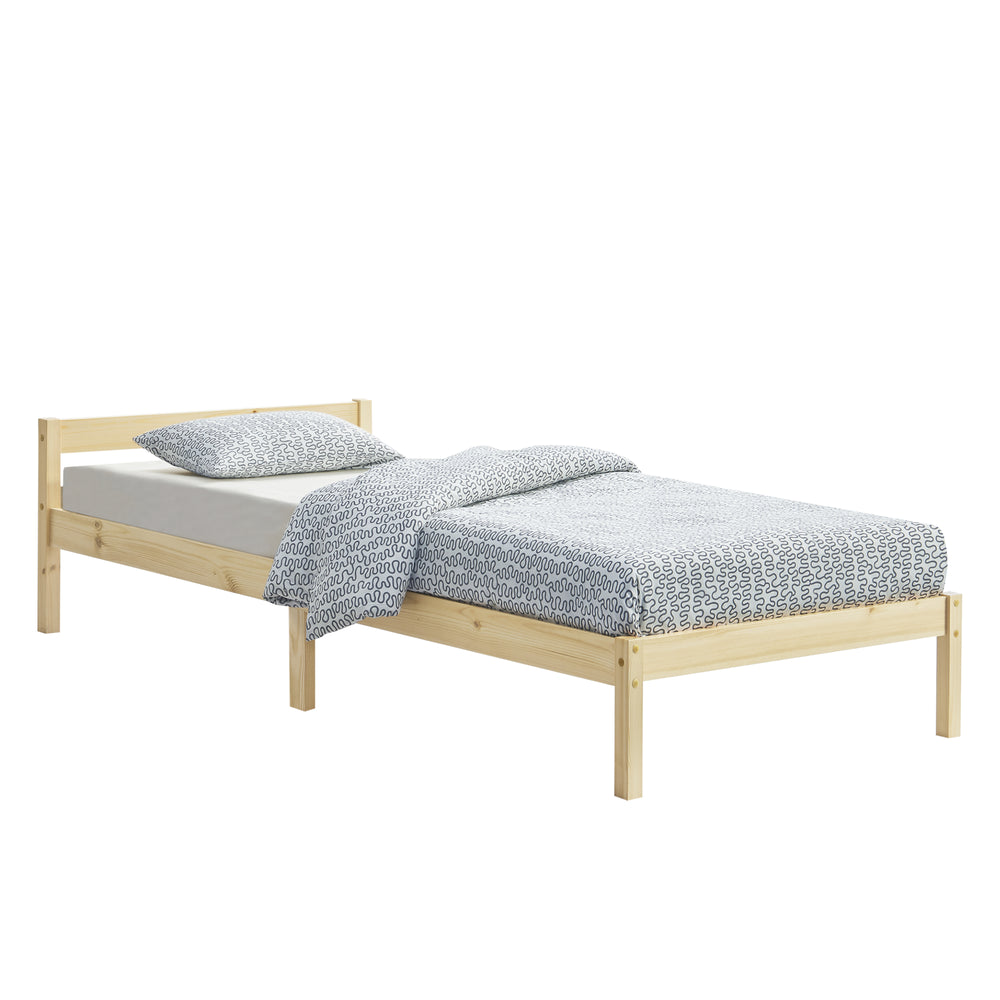 Lit en bois Nakkila différentes couleurs et tailles en.casa - premiumXL