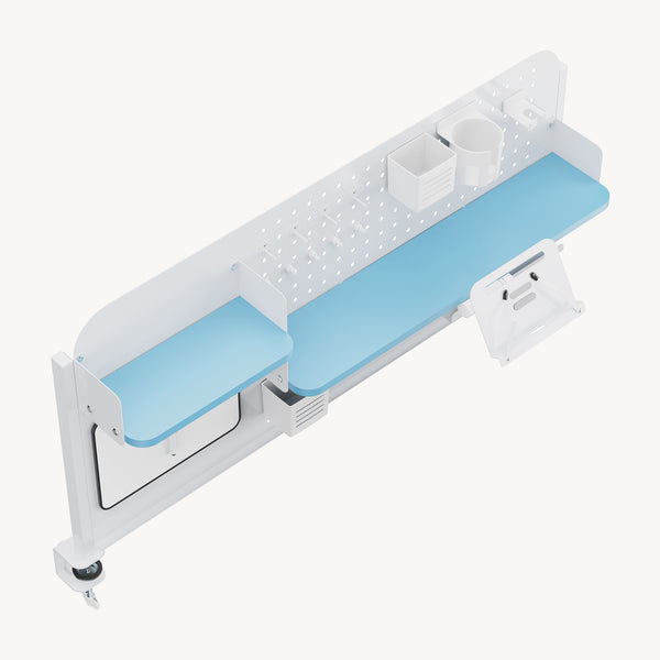 Organisateur de bureau à clipser Sauda 114x68 cm acier [en.casa]