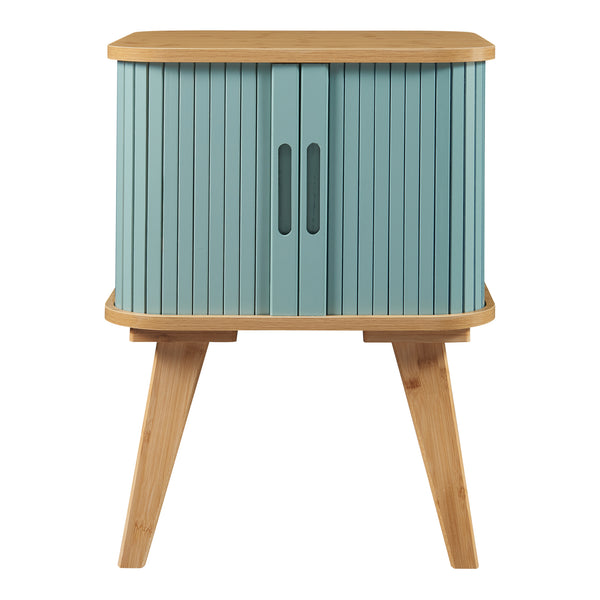 Table d'appoint Tysvær bambou 59 x 45 x 45 cm [en.casa]