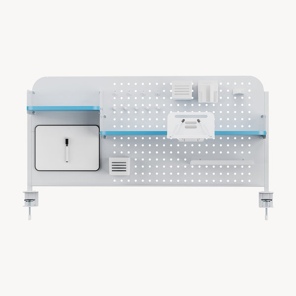 Organisateur de bureau à clipser Sauda 114x68 cm acier [en.casa]