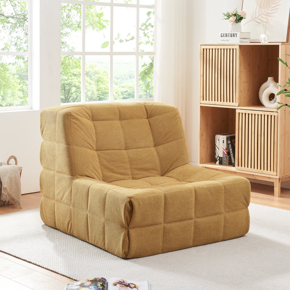 Fauteuil au sol Koskyvn 75x90x100 cm Textile [en.casa]