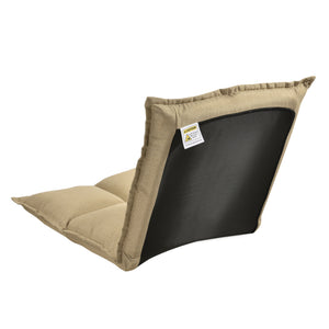 Lot de 2 fauteuils de sol Deinze avec dossier réglable [en.casa]