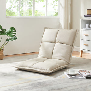 Lot de 2 fauteuils de sol Deinze avec dossier réglable [en.casa]
