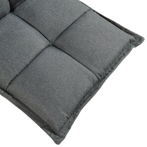 Lot de 2 fauteuils de sol Deinze avec dossier réglable [en.casa]
