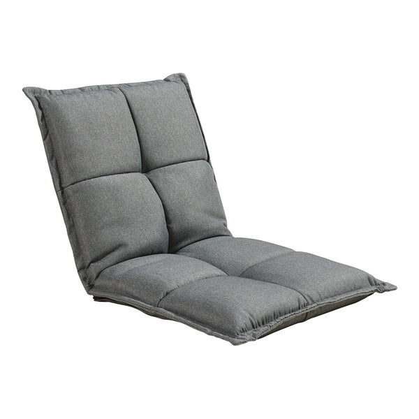 Lot de 2 fauteuils de sol Deinze avec dossier réglable [en.casa]