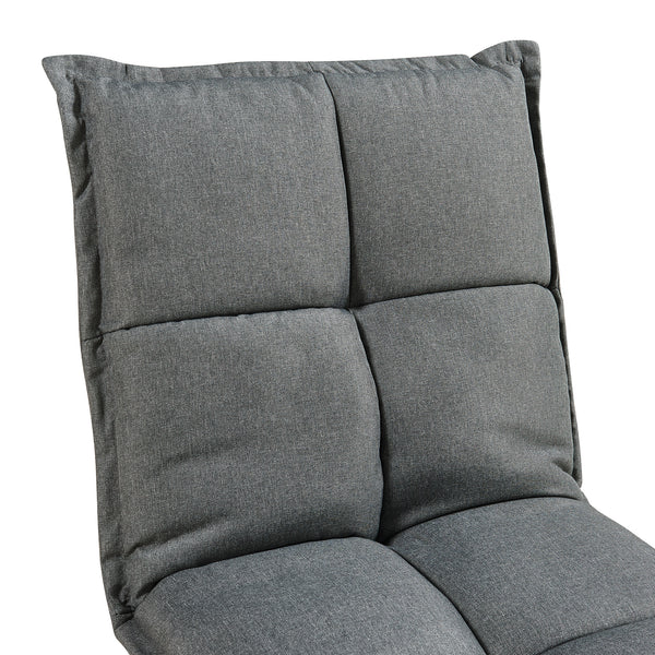 Lot de 2 fauteuils de sol Deinze avec dossier réglable [en.casa]