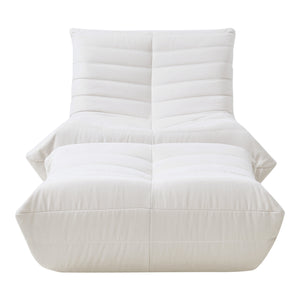 Fauteuil bas avec repose-pieds Kodsø 75x90x100 cm [en.casa]