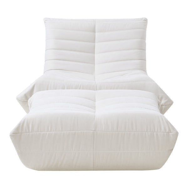 Fauteuil bas avec repose-pieds Kodsø 75x90x100 cm [en.casa]