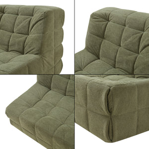Fauteuil de sol Koskyvn avec repose-pieds 75 x 90 x 100 cm [en.casa]