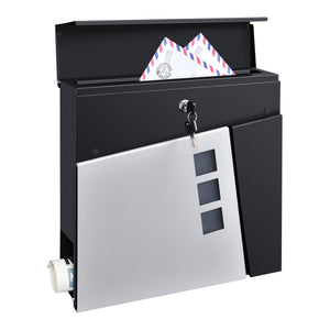 Boîte aux lettres Alfstedt 37x37x10,5 cm en acier, disponible en différentes couleurs [en.casa]