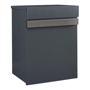 Boîte aux lettres Sønderborg acier galvanisé 58 x 44 x 35 cm  anthracite [en.casa]