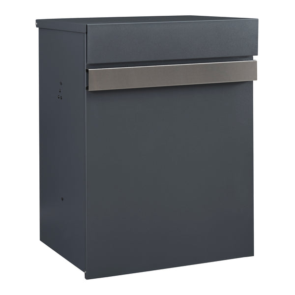 Boîte aux lettres Sønderborg acier galvanisé 58 x 44 x 35 cm  anthracite [en.casa]