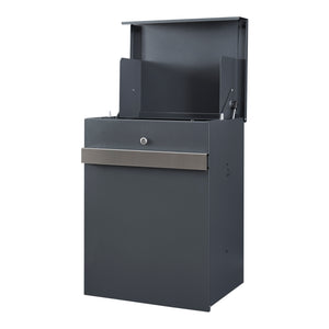 Boîte aux lettres Sønderborg acier galvanisé 58 x 44 x 35 cm  anthracite [en.casa]