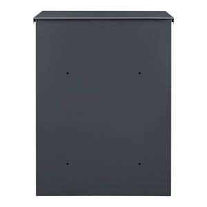 Boîte aux lettres Sønderborg acier galvanisé 58 x 44 x 35 cm  anthracite [en.casa]