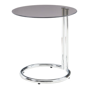 Table d'appoint Ylivieska verre trempé 46 x 45 cm [en.casa]
