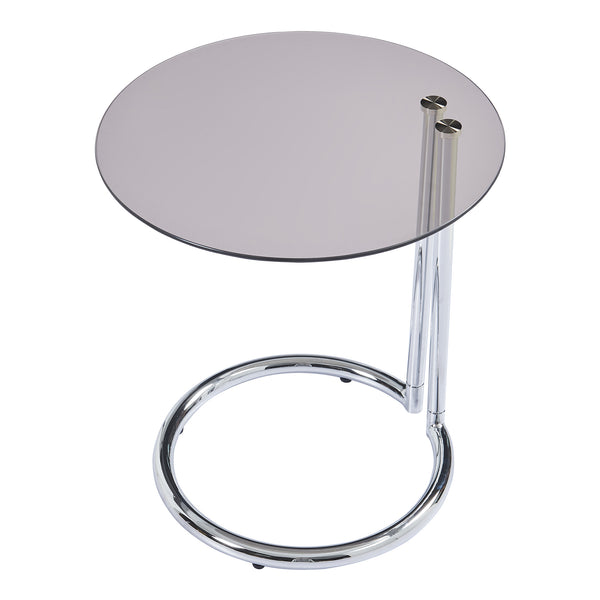 Table d'appoint Ylivieska verre trempé 46 x 45 cm [en.casa]

