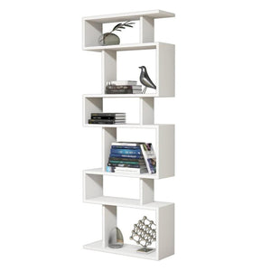 Bibliothèque Brovst à 6 niveaux 157 x 60 x 20 cm [en.casa]