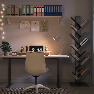 Bibliothèque Eksjö en forme d'arbre acier 150 x 39 x 39 cm [en.casa]