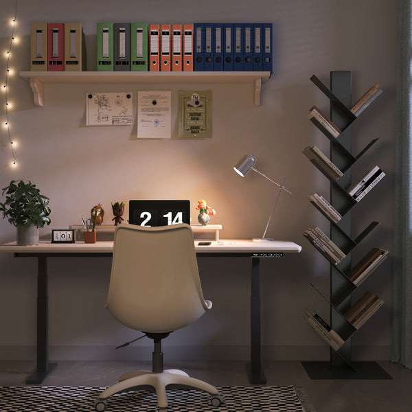 Bibliothèque Eksjö en forme d'arbre acier 150 x 39 x 39 cm [en.casa]