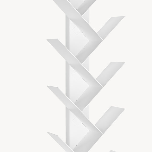 Bibliothèque Eksjö en forme d'arbre acier 150 x 39 x 39 cm [en.casa]