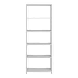 Bibliothèque Svinninge à 5 niveaux blanc [en.casa]