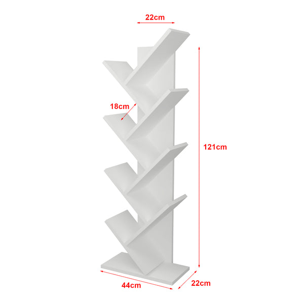 Bibliothèque Tranås 121x44x22cm en différentes couleurs [en.casa]