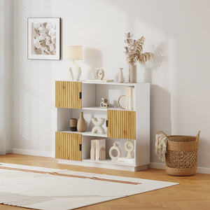 Bibliothèque Verhundar 102 x 120 x 30 cm [en.casa]