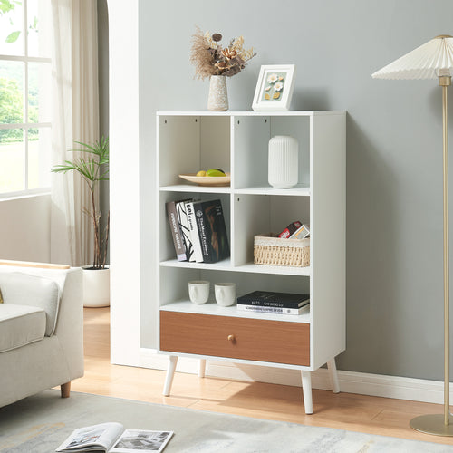 Bibliothèque avec tiroir Reyljand [en.casa]