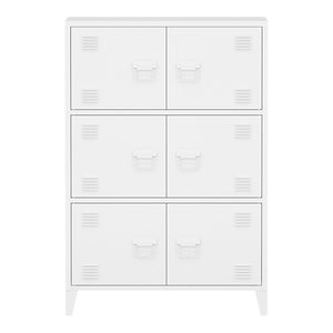 Armoire de bureau Hamina 113x80x40cm en différentes couleurs [en.casa]